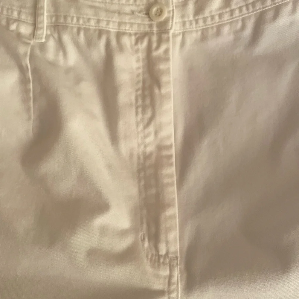 Women’s White Capris Size 18W 100% Cotton